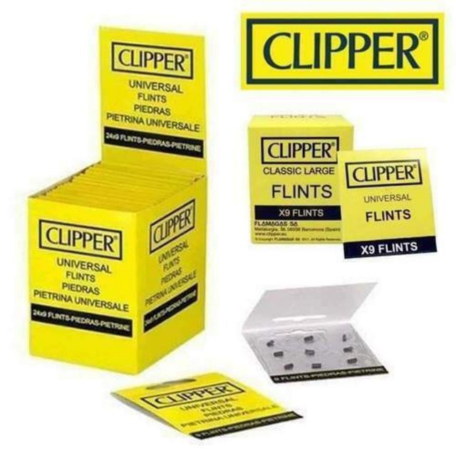 CLIPPER FLINTS 9CT BOX OF 24 - Vape plus