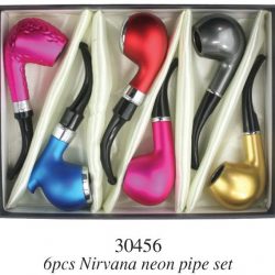 NIRVANA METAL WOOD PIPE GS 30456 BOX OF 6
