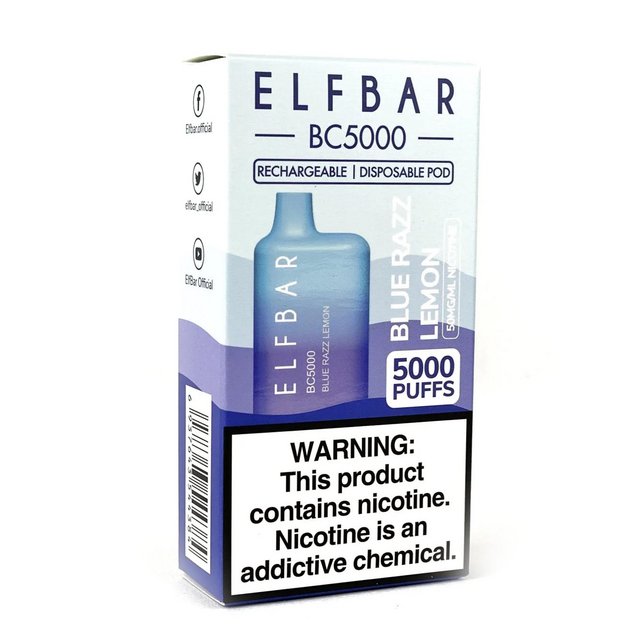 ELF BAR BC5000 5% DISPOSABLE **EXCLUSIVE** BOX OF 10 - Vape plus