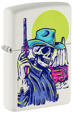 Lighter Zippo Skull Design