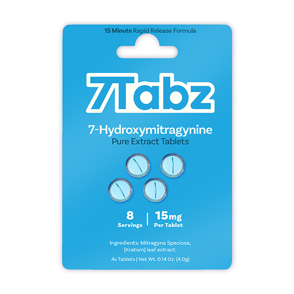 7TABS 15MG 7-HYDROXY KRATOM BLISTER CAPSULES 4CT - Vape plus